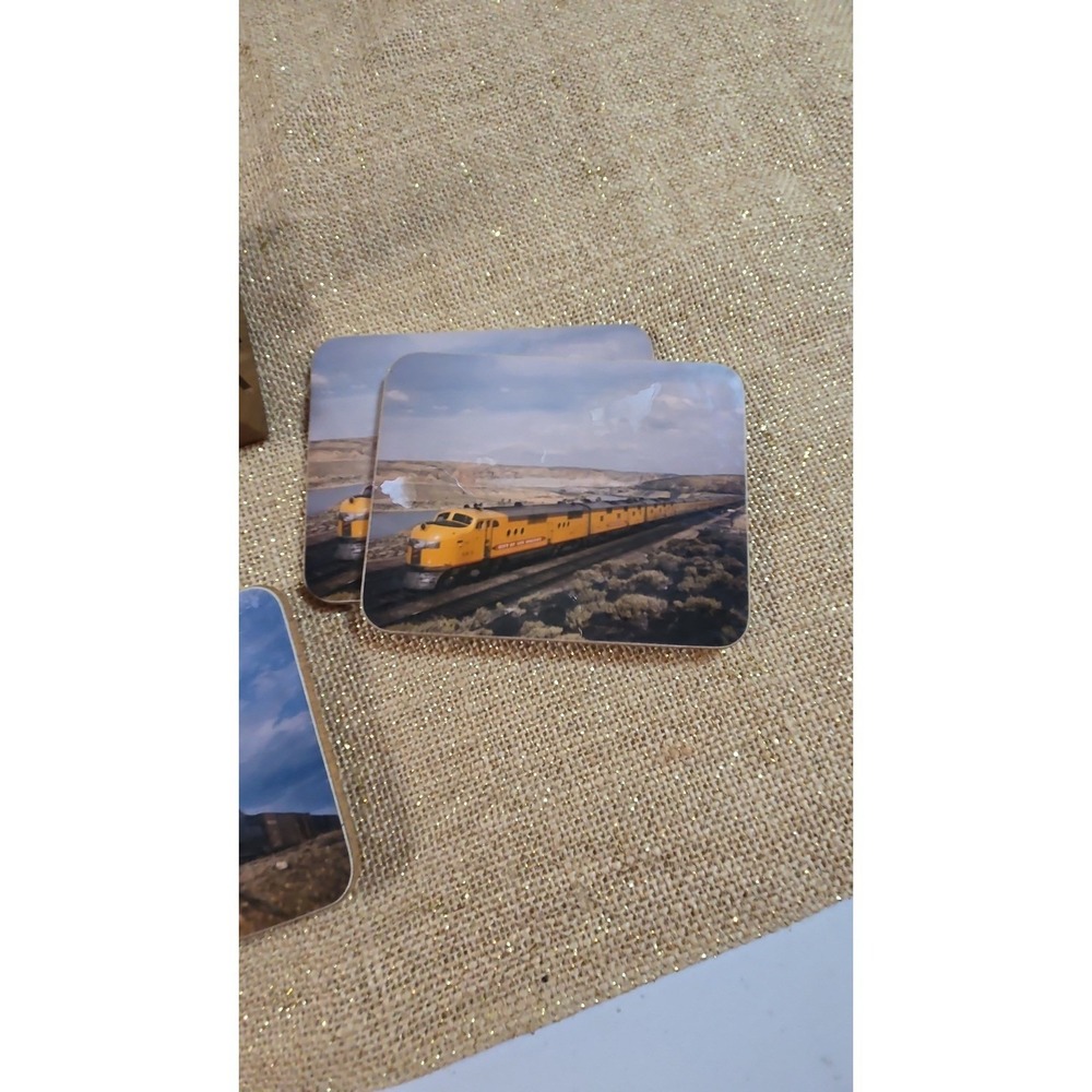 CC-1524. Vintage train coasters - Picture 4 of 5